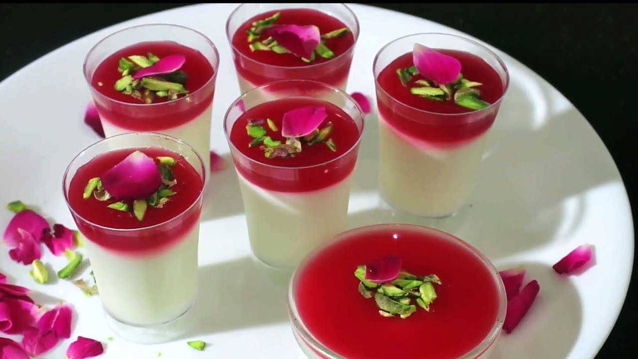 Pudding Recipe | सिर्फ 1 कप दूध से बनाये मजेदार पुडिंग रोज़ मिल्क पुडिंग | Rose Milk Pudding