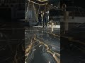 Black & Gold Luxury Marble Epoxy Floor | Satisfying Epoxy Installation with 2 Installers |