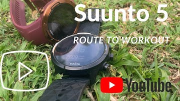 Adding a route to a workout | Suunto 5