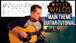 Outer Wilds – Main Theme | Guitar Tutorial Lesson (Solo Guitar)