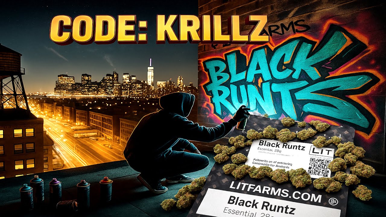 Black Runtz Strain Review. Essential Zip From LitFarms!!! Is It Worth The 40!? Reviews By Krillz