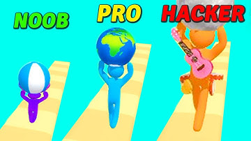 NOOB vs PRO vs HACKER  - Tricky Track 3D