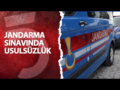 Jandarma sınavında usulsüzlük