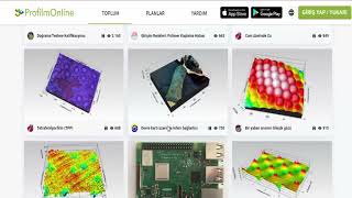 Nanoteknolojileri Profilmonlin 3D Görüntüleri Analiz Edin.