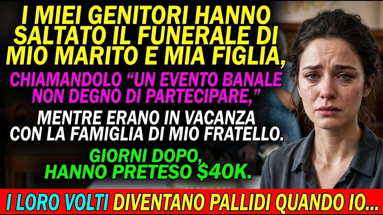 Mi avevano chiamata dalla spiaggia delle Hawaii il giorno dopo il funerale di mio marito e di mia figlia di sei anni. Non un “come stai”, non un “mi dispiace”. Mia madre aprì la telefonata...