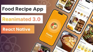 🔴 Build Food Recipe App in React Native Reanimated | React Native Projects | Beginner | Tutorial screenshot 1