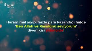 Allah'ı ﷻ ve Rasûlü'nü ﷺ seviyor musun?