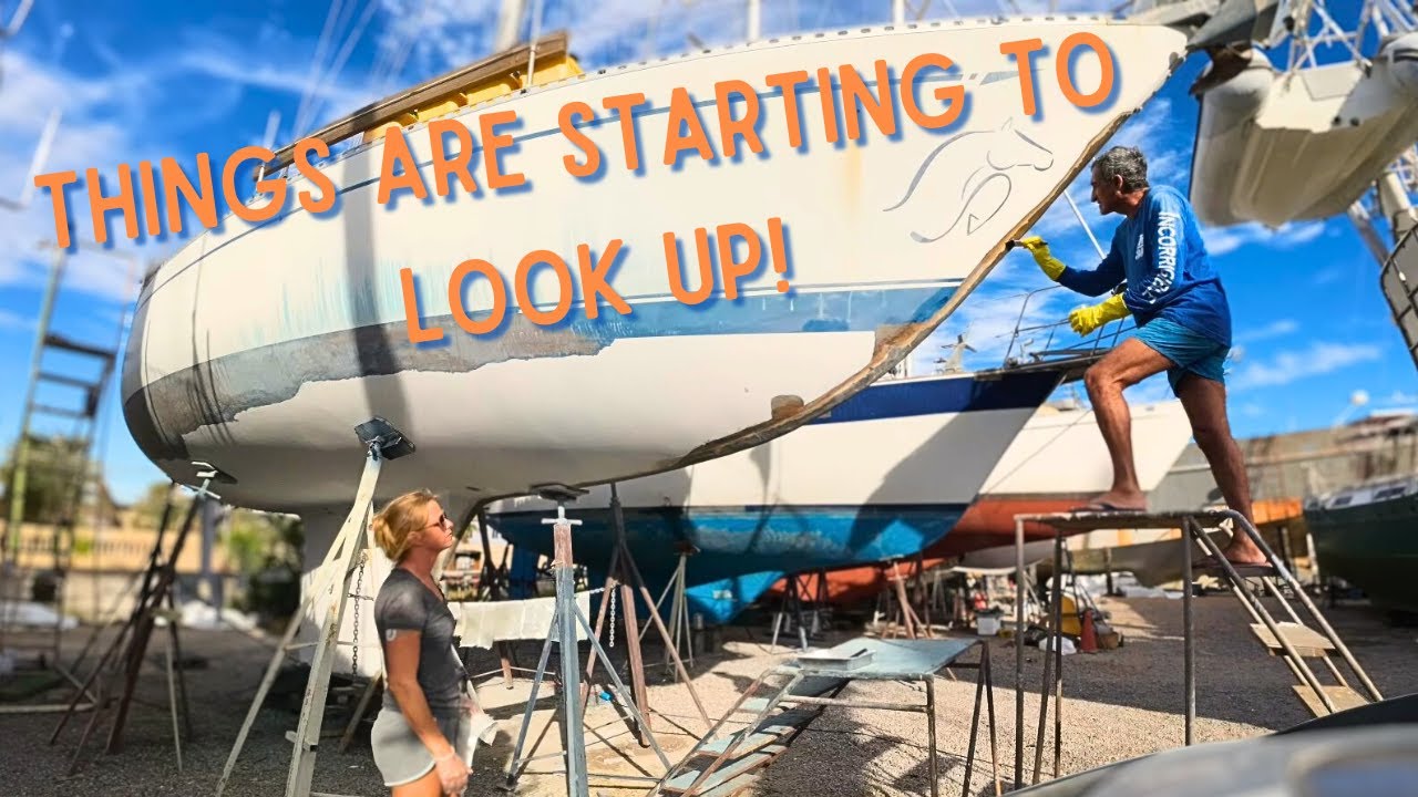 Boat Work Series | Things Are Starting To Look Up! | Sailing It's The Truth Ep. 87