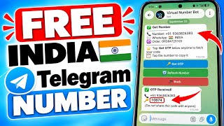 Unlimited Telegram Indian Accounts 🇮🇳😱 | New Indian Number Bot 2026 screenshot 3