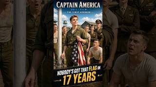 Nobody’s Got That Flag in 17 Years 🇺🇸😏 | Captain America: The First Avenger (2011)#shorts #movie