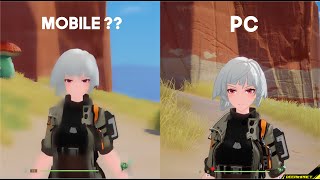 Comparison Tower of Fantasy on Mobile and PC side by side screenshot 5