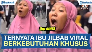 TERUNGKAP SOSOK IBU ANNA YANG VIRAL DENGAN SEBUTAN WANITA JILBAB PINK, TERNYATA BERKEBUTUHAN KHUSUS
