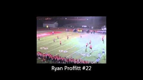 Ryan Proffitt 22 Junior 2012 Football Highlights