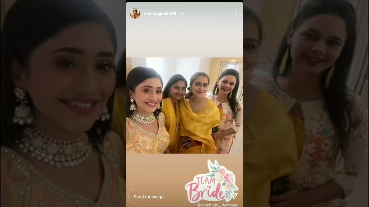 Shivanghi joshi Instagram reel✨❤ 