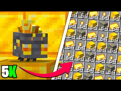БЕСКОНЕЧНАЯ ФЕРМА ЗОЛОТА НА ПЧЁЛАХ ►Майнкрафт, но у меня 5000 достижений с модами #7