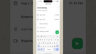 WhatsApp events | WhatsApp new update | events creating