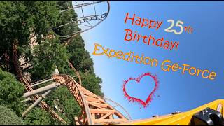 25 years old and still one of the best in the front! Expedition Ge-Force @ Plopsaland Deutschland