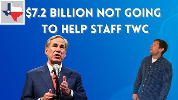 $7.2 Billion dollars in Covid 19 Unemployment Insurance relief is NOT going to help staff the TWC