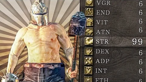 "Breaking" Dark Souls 2 by ONLY Leveling Strength