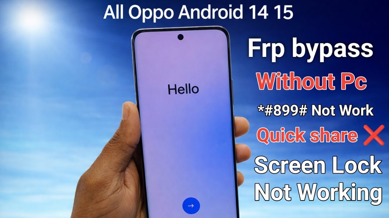 Android 14/15 🚀All Oppo Frp bypass Without Pc 🆕 Method 2026🚀Oppo Fix Screen Lock Working Boom 🤯 Boom