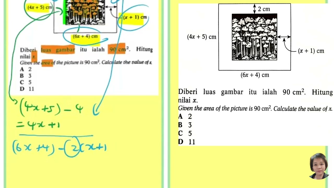 Koleksi | T4 Bab 1: Fungsi Kuadratik |Quadratic Functions | Soalan 13 |DWIBAHASA |华语讲解（step-by-step）