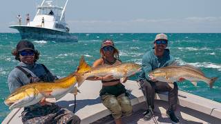The BEST Fishing For GIANT Schools Of Red Drum (Redfish) I've Ever Seen!