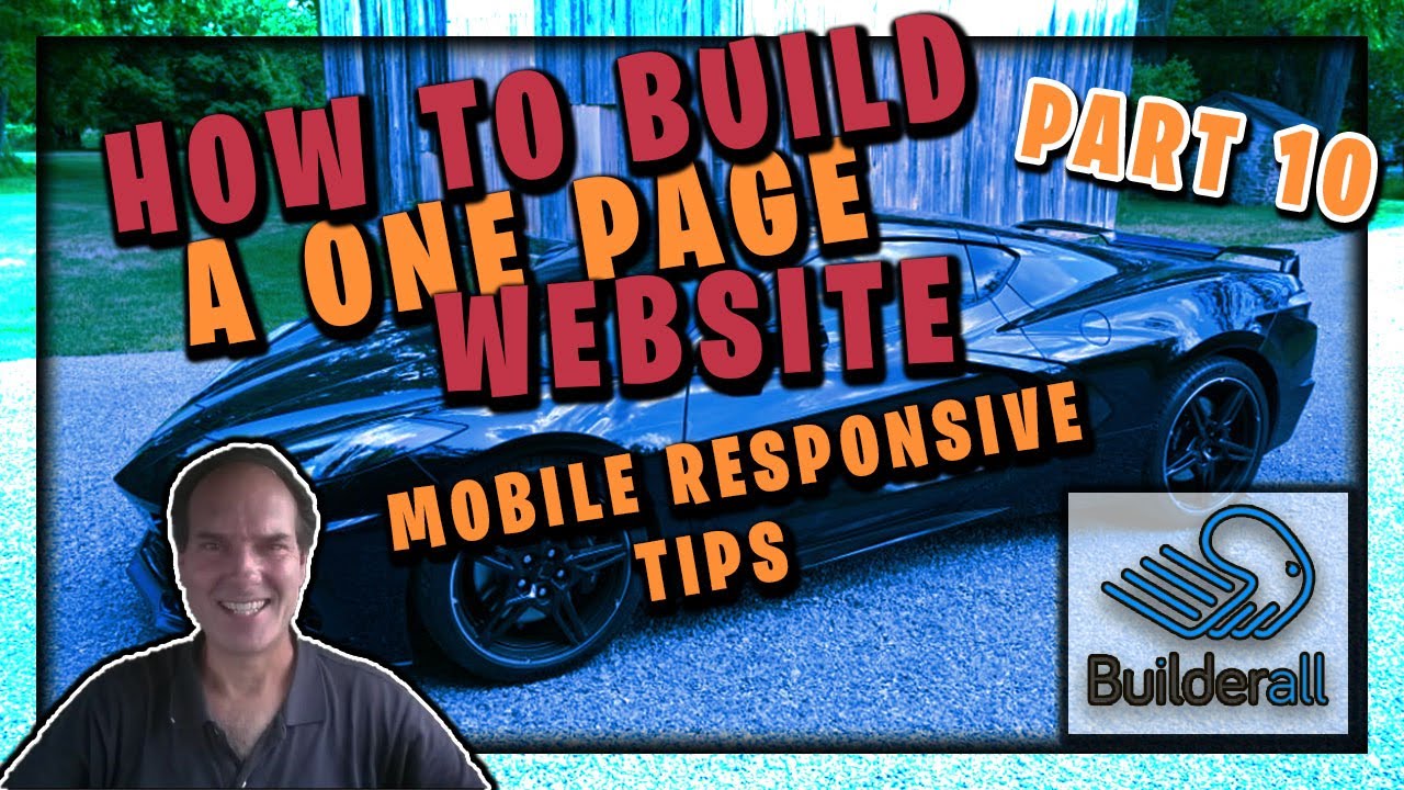 How To Build A 1 Page Website Builderall Mobile Responsive Tips Part 10 ...