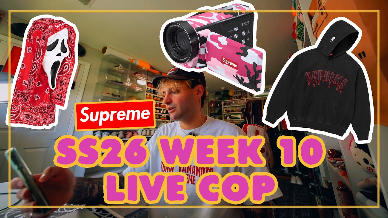 Supreme SS26 Week 10 Live Cop! - YouTube
