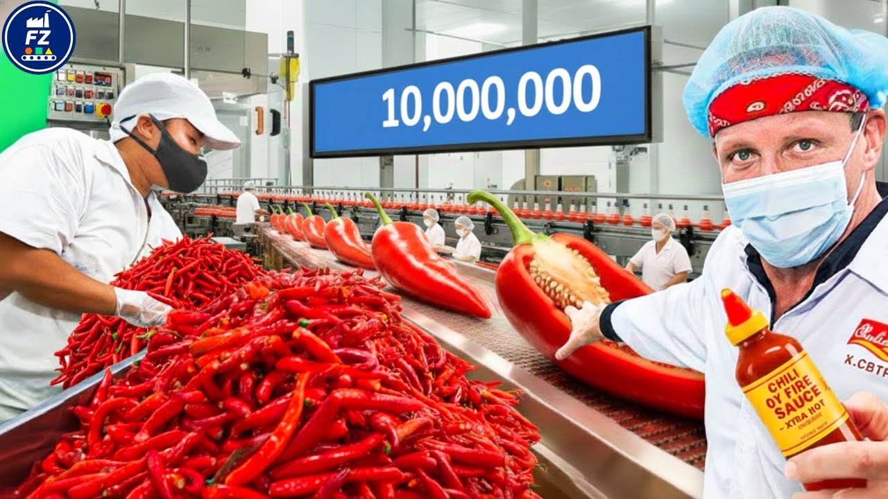 Inside a Mega Chili Sauce Factory: How FIRECREST Chili Garlic Sauce Is Made (Full Process)