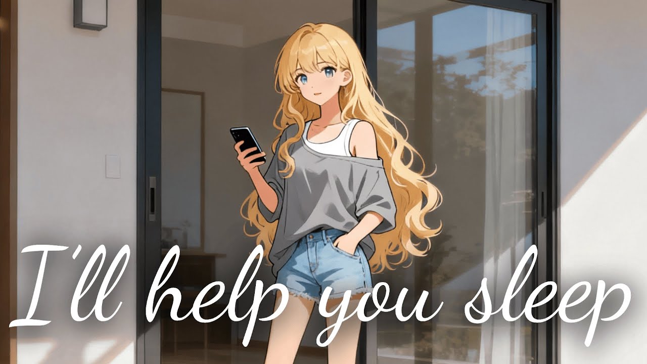 ASMR Clingy Girlfriend Helps You Fall Asleep 💕 | Reverse Comfort + Heartbeat