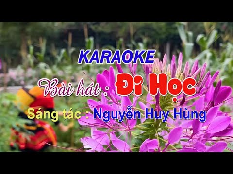 Karaoke hát then : ĐI HỌC , đặt lời : HOÀNG MINH CHÍNH❤️Biên Tập Mỉ Eng❤️ - youtube