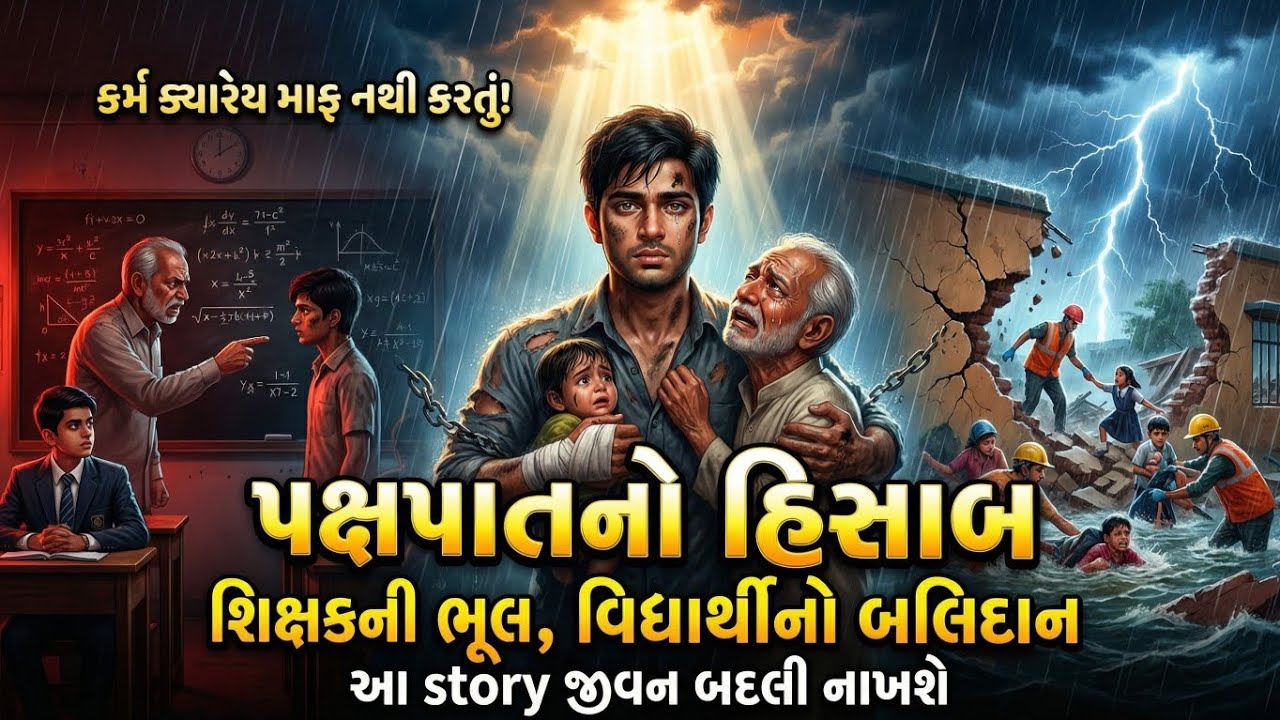પક્ષપાતનો હિસાબ|Gujarati Moral Story|Gujarati Motivational Story