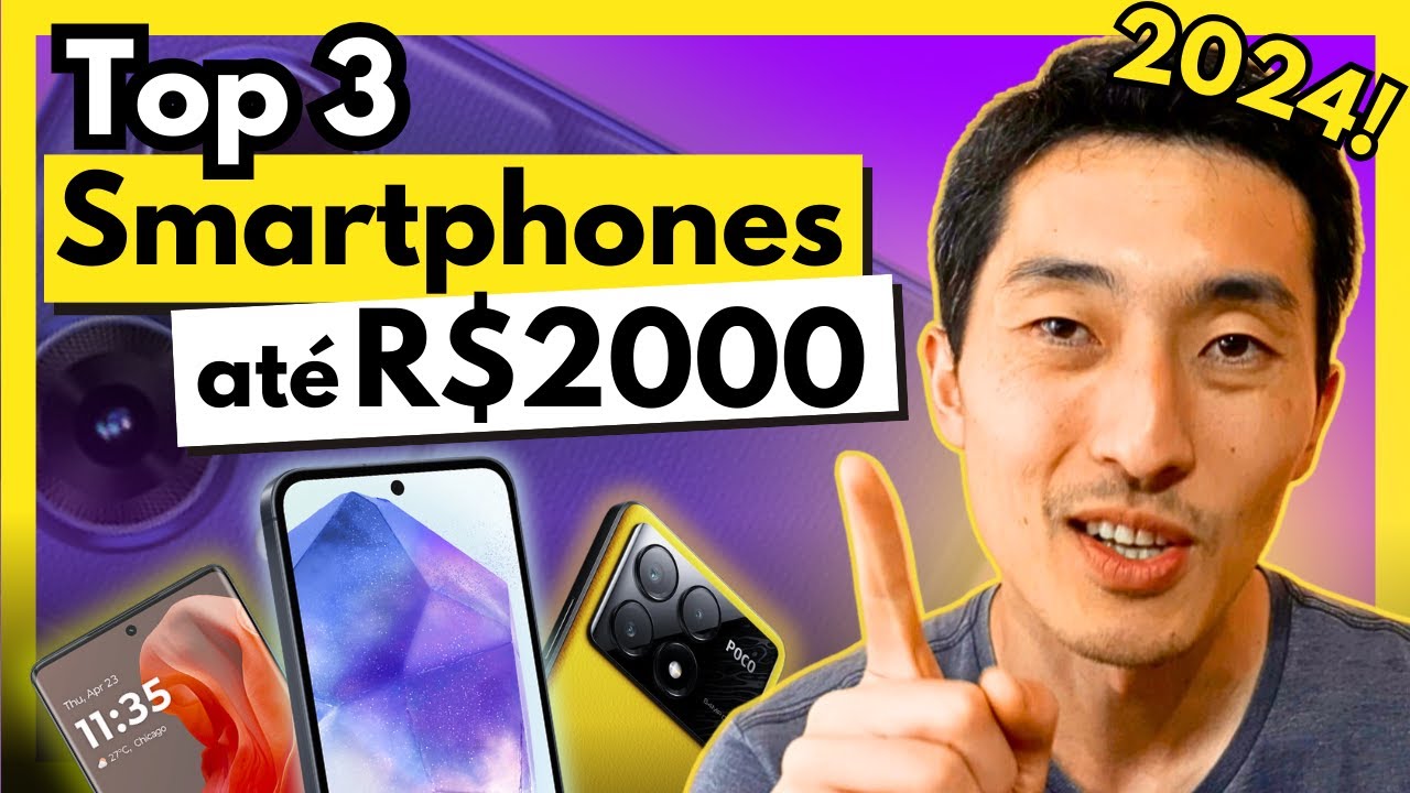 🔥 TOP 3 Melhores Smartphones Custo-Benefício Até R$2000 📱💰 - YouTube
