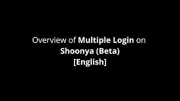 Overview of Multiple Login on Shoonya (Beta) [English] | Finvasia