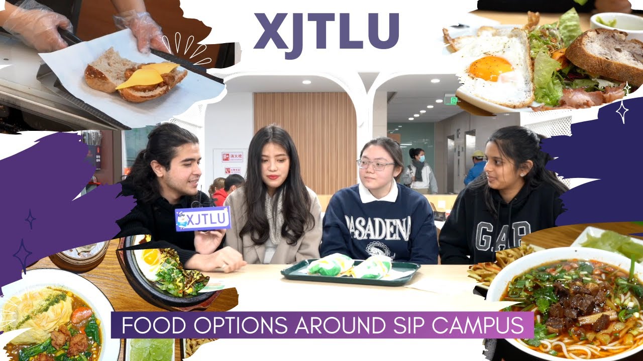 Food options around SIP campus - YouTube