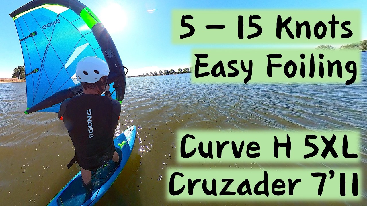 Ultra Light Wind | GONG Curve H 5XL + Cruzader 7'11 - YouTube