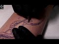 Venomous sword - Tattoo time lapse