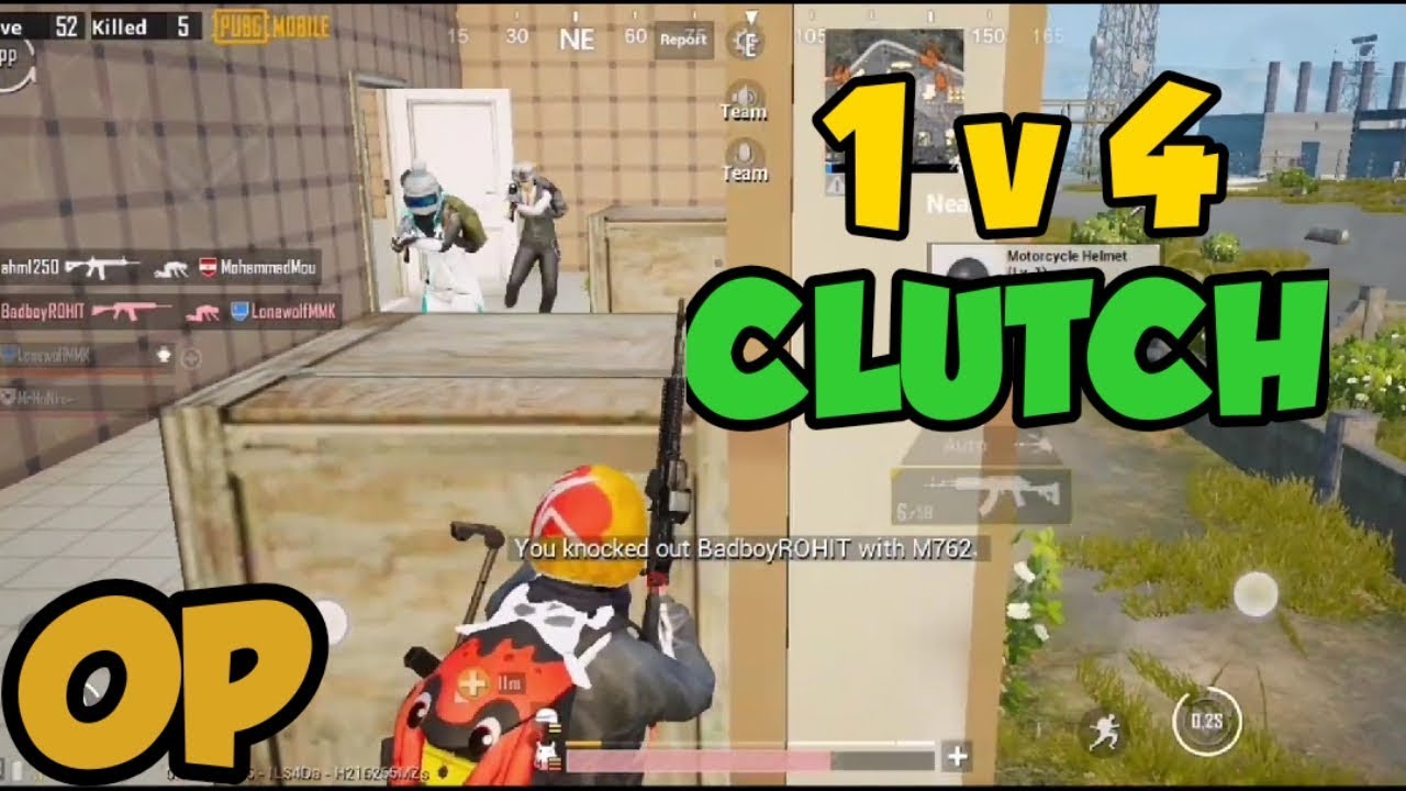 1 VS 4 CLUTCH.EXE 2020 PUBG MOBILE | MR HUNK