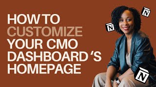 How to Update Your CMO Dashboard Homepage