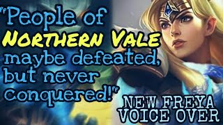 Download Lagu NEW FREYA VOICE OVER ( WAR IN NORTHERN VALE)  - MOBILE LEGENDS MP3