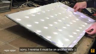 how to fix led tv black screen no backlight problem : tv disassembly and easy fixing method !!