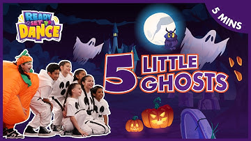 5 Little Ghosts | Preschool Dance | Learn To Count | Ready Set Dance Nursery Rhymes & Kids Songs