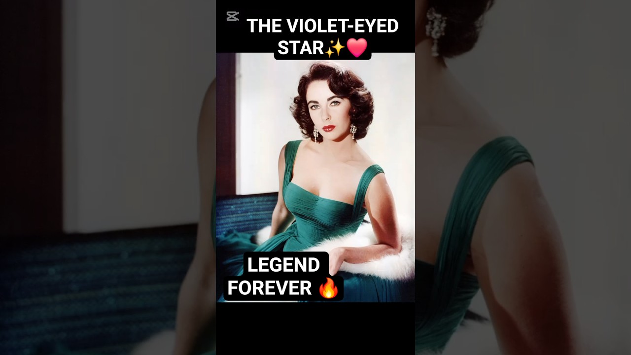 Elizabeth Taylor: The Legend of Hollywood ❤️🔥 #elizabethtaylor #legend #shorts
