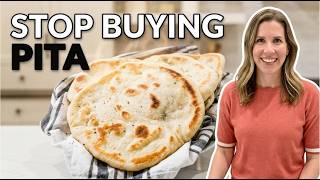 Easy Homemade Pita Bread Recipe | Soft, Fluffy, Better Than Store-Bought