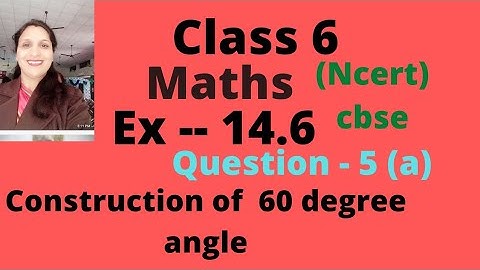 Question 5 (a).  (Exercise 14.6 ) ( ch - 14 Practical Geometry. # Class 6 maths ncert l cbse