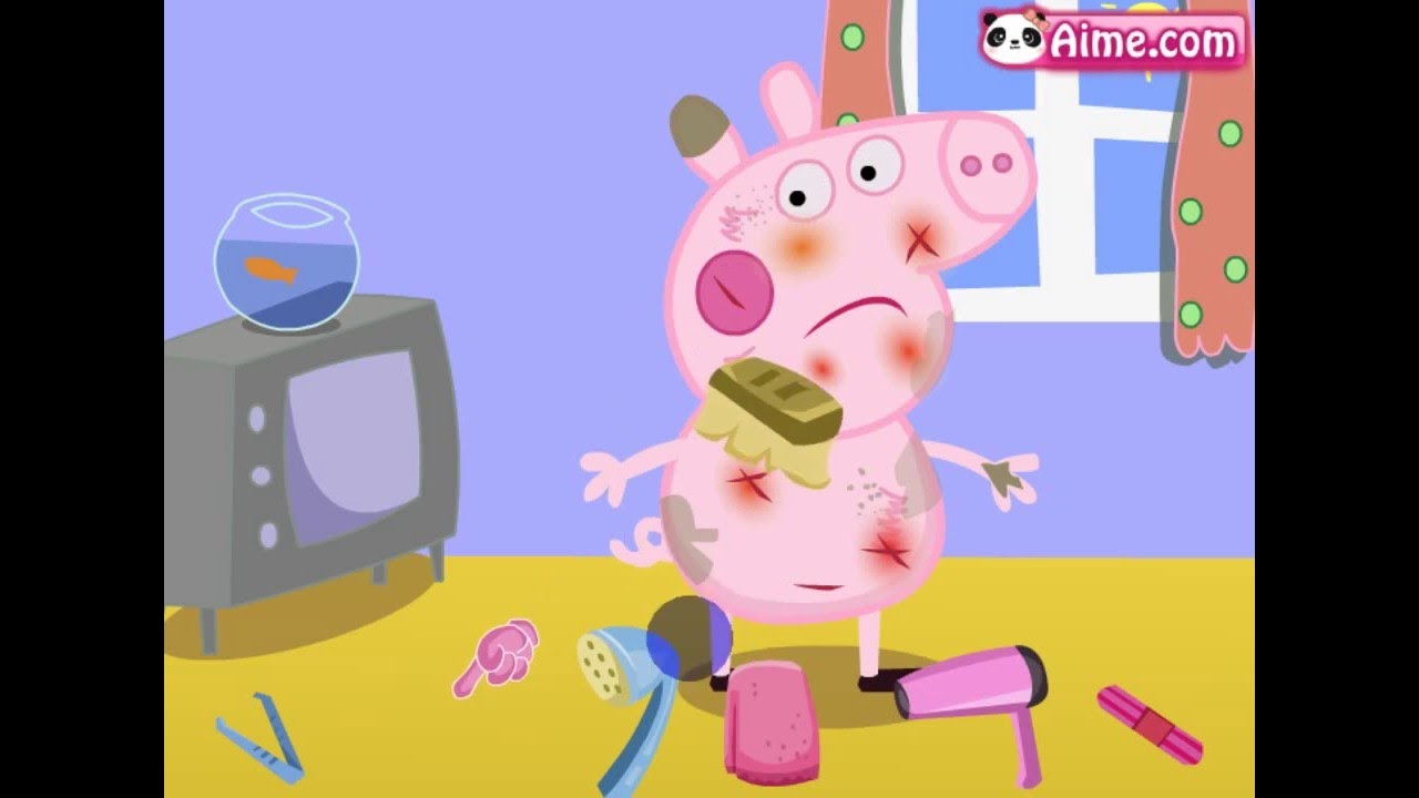 Cute Peppa Pig Care Movie Episode Great Kids Games-Peppa Pig Video Plays - YouTube
