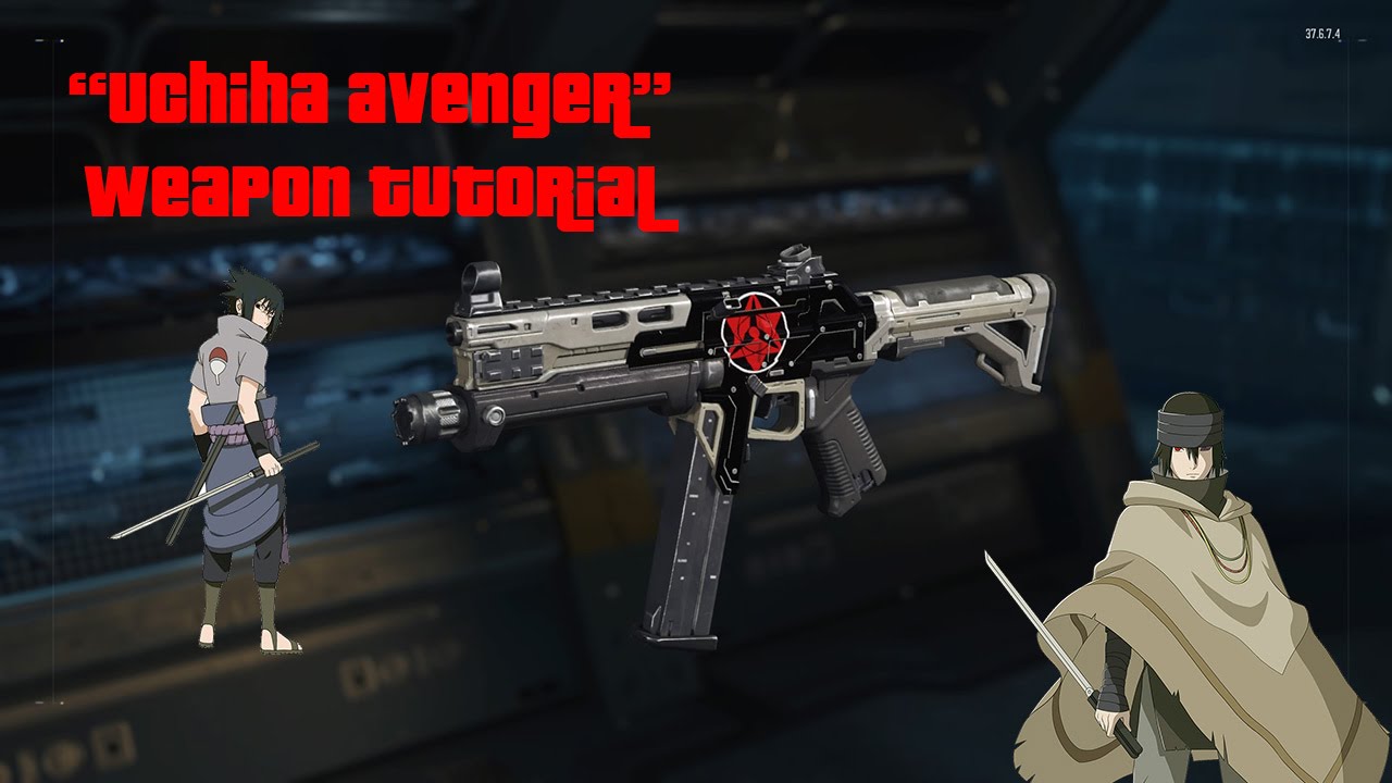 Black Ops 3 Weapon Paint Job Tutorial- "Uchiha Avenger" (Sasuke Uchiha)