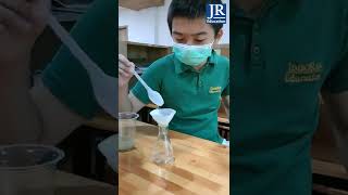Separating Mixtures by Filtration - Science | #shorts