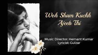 Woh Shaam Kuch Ajeeb Thi  Lata Mangeshkar  Khamoshi 1969   Old Sad Song   Melody Queen
