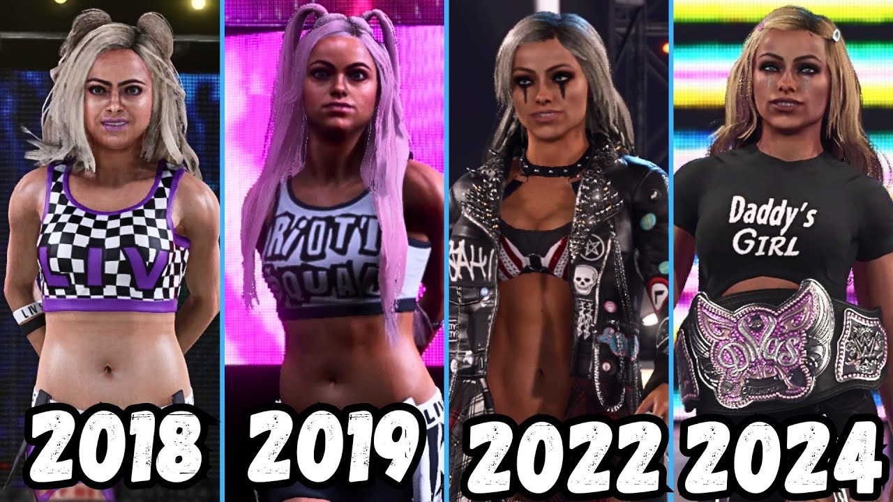 Evolution of Liv Morgan Entrance 2018 -2024 - WWE Games